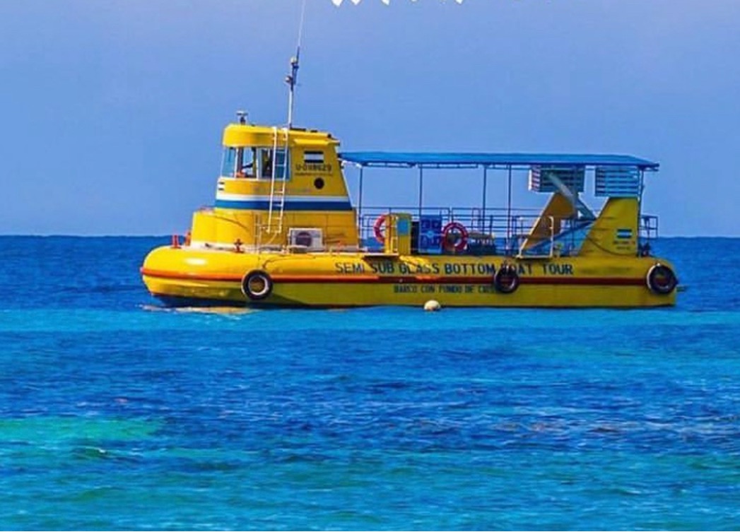 GLASS BOTTOM BOAT - Shore Excursion Roatan